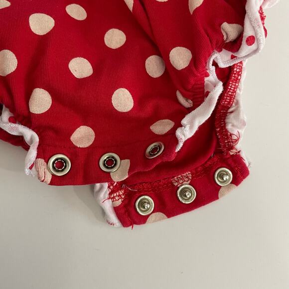 Disney Parks WDW Minnie Mouse Baby Girl 18-24mo One Piece Bodysuit Set of 2 - Picture 6 of 14